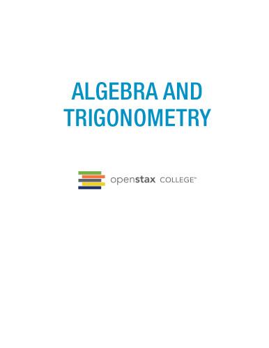 Algebra and Trigonometry