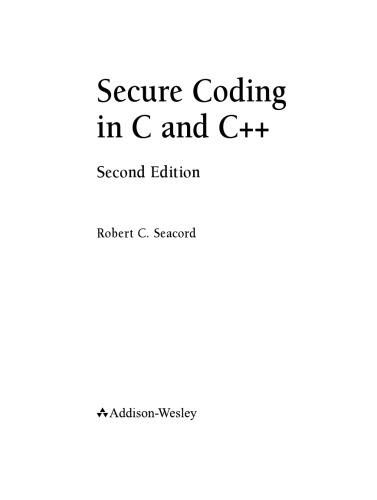 Secure coding in C & C++