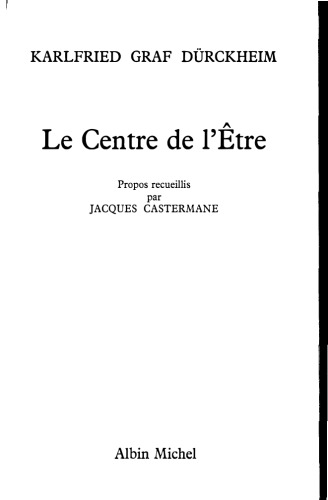 Le Centre de L’Etre