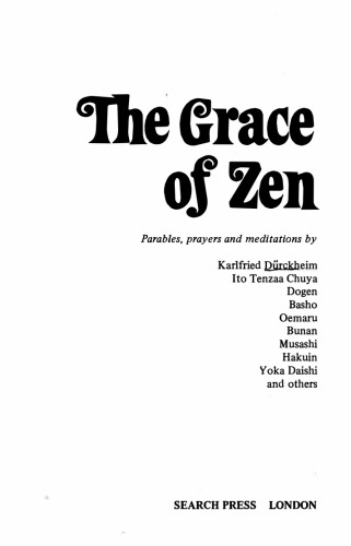 Grace of Zen: Zen Texts for Meditation