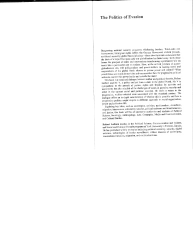 The Politics of Evasion: A Post-Globalization Dialogue Along the Edge of the State