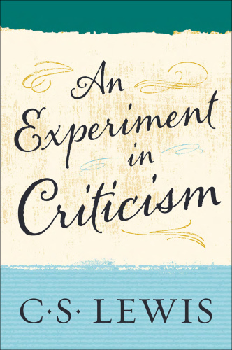 An experiment in criticism