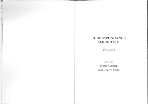 Correspondance Serre-Tate