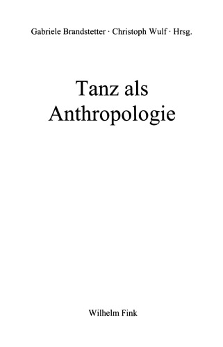 Tanz als Anthropologie