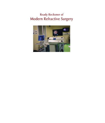 Ready Reckoner of Modern Refractive Surgery