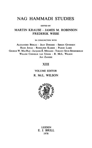 The Books of Jeu and the Untitled Text in the Bruce Codex  (The Coptic Gnostic Library)