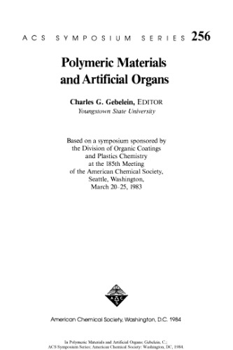 Polymeric Materials and Artificial Organs