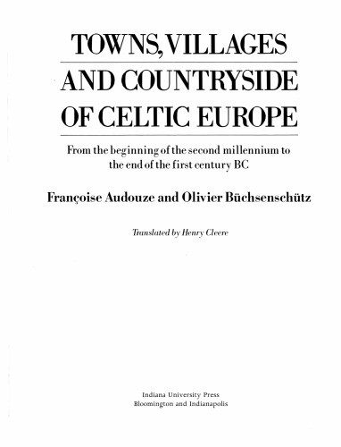 Towns, Villages and Countryside of Celtic Europe