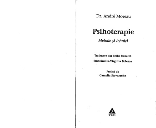 Psihoterapie. Metode și Tehnici