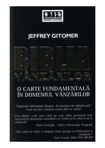 Biblia vânzărilor. O carte fundamentală în domeniul vânzărilor