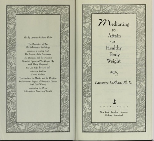 Meditating to Attain a Healthy Body Weight