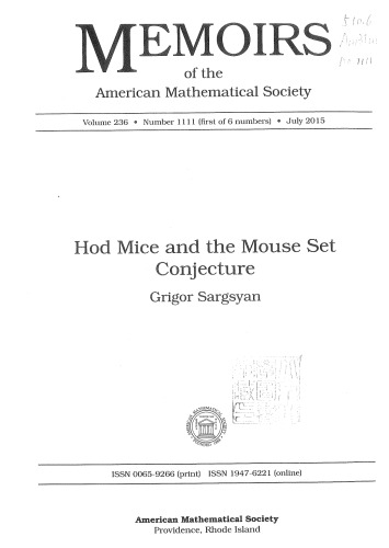 Hod Mice and the Mouse Set Conjecture