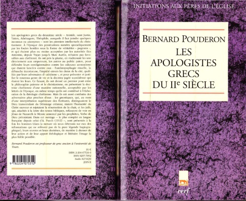 Les Apologistes grecs du IIe siècle