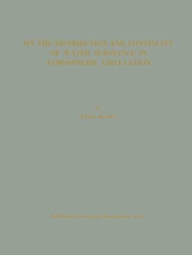On the Distribution and Continuity of Water Substance in Atmospheric Circulations