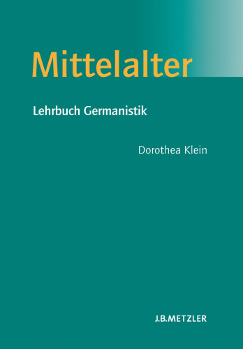 Mittelalter: Lehrbuch Germanistik