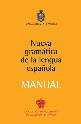 Manual de la Nueva Gramática de la Lengua Española