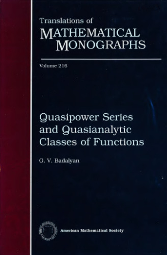 Quasipower Series and Quasianalytic Classes of Functions