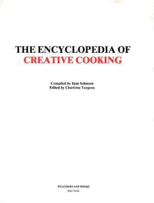 The Encyclopedia of Creative Cooking