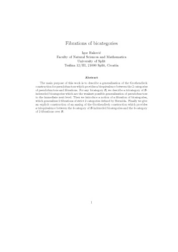 Fibrations of bicategories [expository notes]