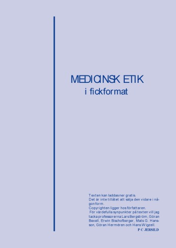 Medicinsk etik i fickformat