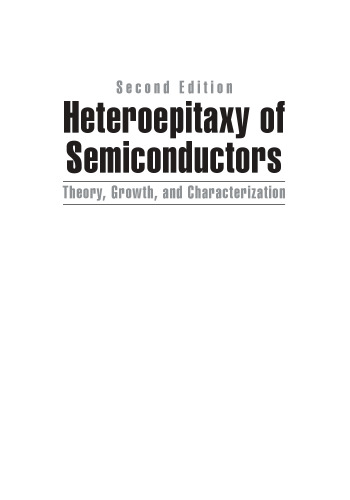 Heteroepitaxy of semiconductors: theory, growth, and characterization