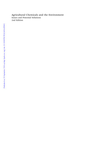 Agricultural Chemicals and the Environment: Issues and Potential Solutions