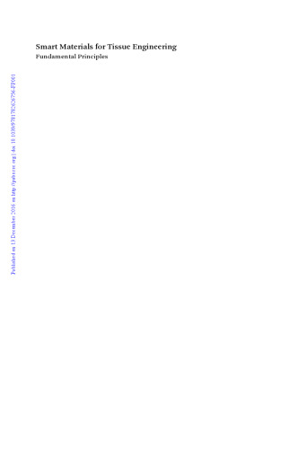 Smart Materials for Tissue Engineering: Fundamental Principles