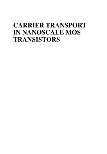 Carrier transport in nanoscale MOS transistors