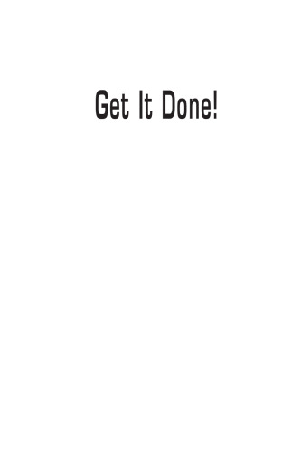 Get it done!: a blueprint for business execution