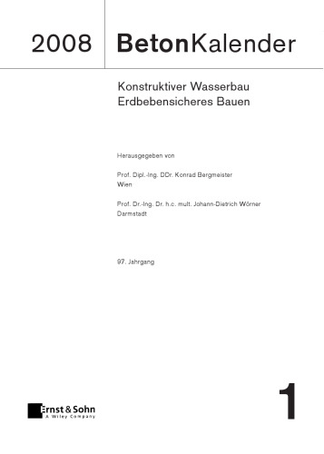 Beton-Kalender 2009, Konstruktiver Hochbau, Aktuelle Massivbaunormen