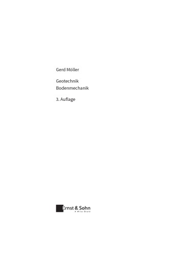 Geotechnik: Bodenmechanik