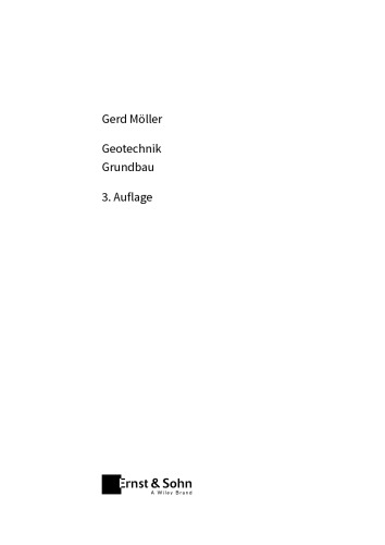 Geotechnik: Grundbau