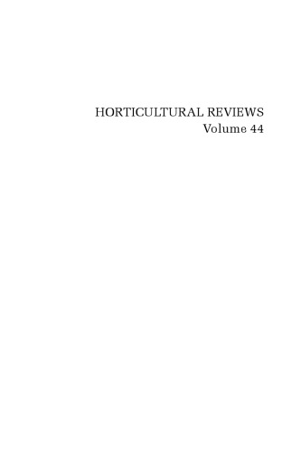 Horticultural reviews. Volume 44