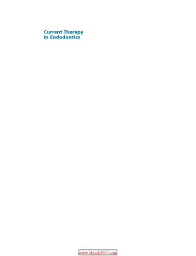 Current therapy in endodontics