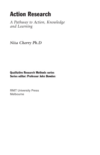 Action Research: a Pathway to Action, Knowledge and Learning