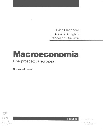 Macroeconomia : una prospettiva europea