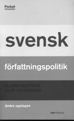 Svensk författningspolitik