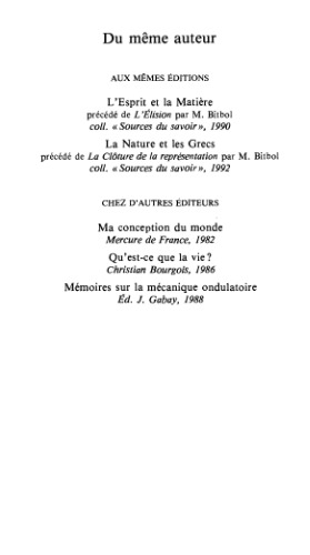 Physique quantique et representation du monde