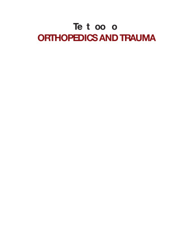 Textbook of Orthopedics and Trauma (4 Volumes)