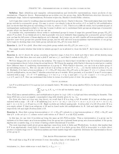 Representations of finite groups course notes [Lecture notes]