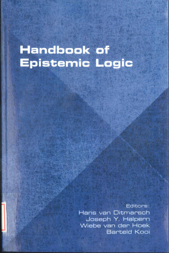 Handbook of Epistemic Logic