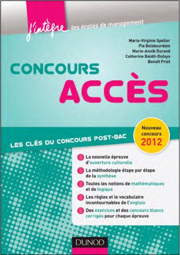 Concours ACCES : tout-en-un