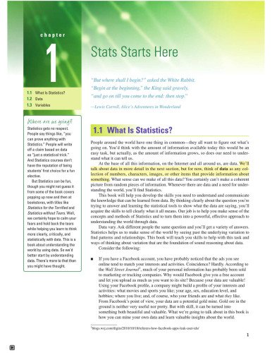 Stats: Data and Models