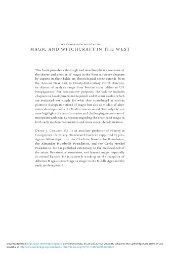 The Cambridge History of Magic and Witchcraft in the West: From Antiquity to the Present