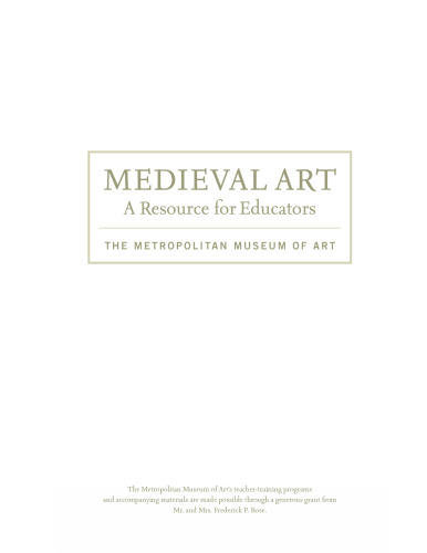 Medieval Art: A Resource for Teachers