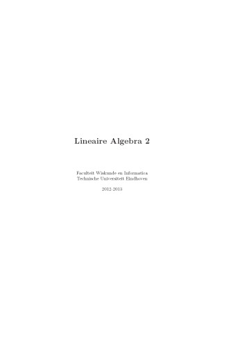 Lineaire Algebra 2 [Lecture notes]