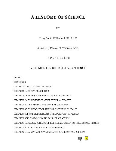 A history of science