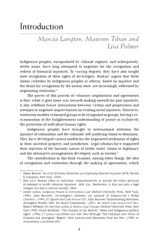 Honour among nations? : treaties and agreements with indigenous people