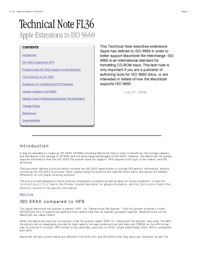Apple Extensions to ISO 9660
