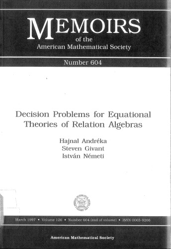Decision Problems for Equational Theories of Relation Algebras